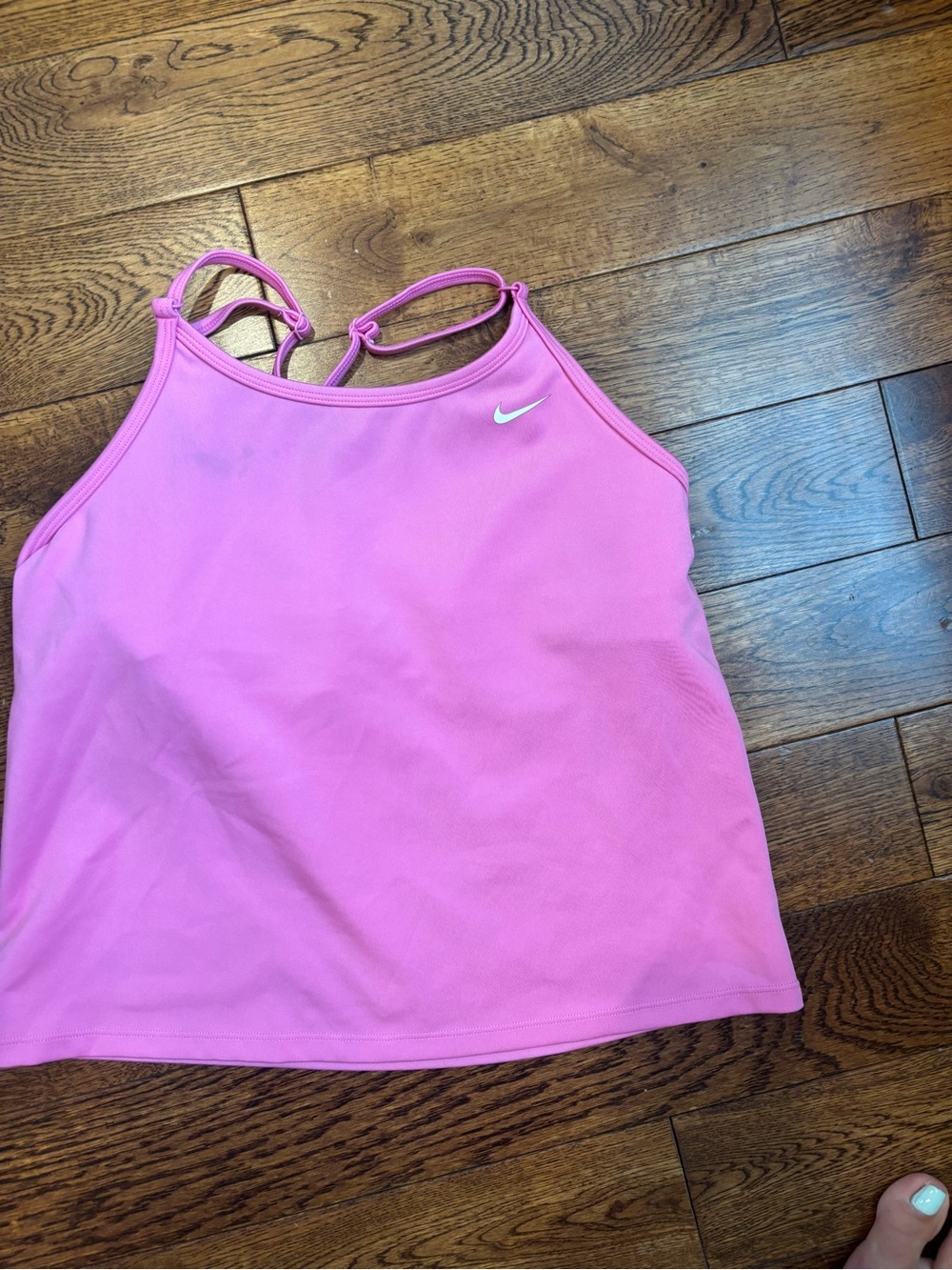 Nike Hot Pink Double-Strap Athletic Tank